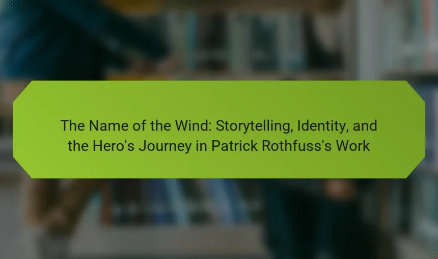 The Name of the Wind: Storytelling, Identity, and the Hero’s Journey in Patrick Rothfuss’s Work